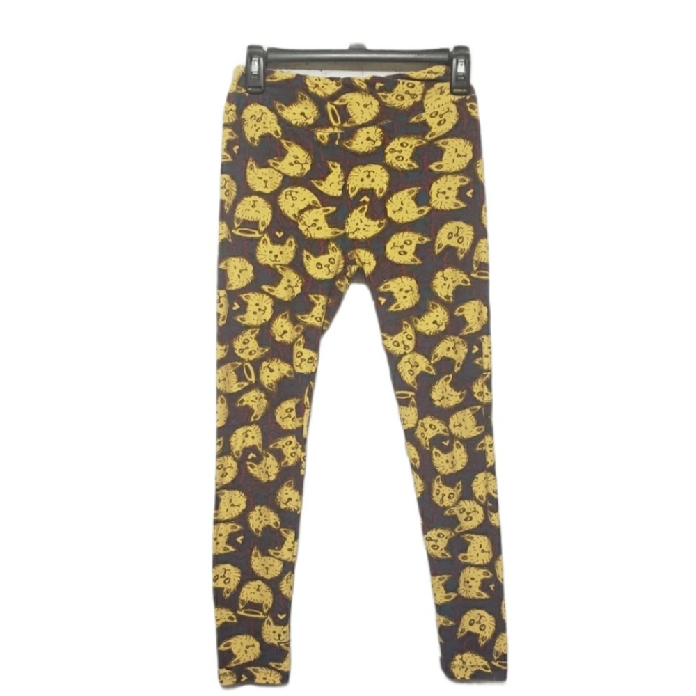 Lularoe OSFA Cute Kitty Leggings